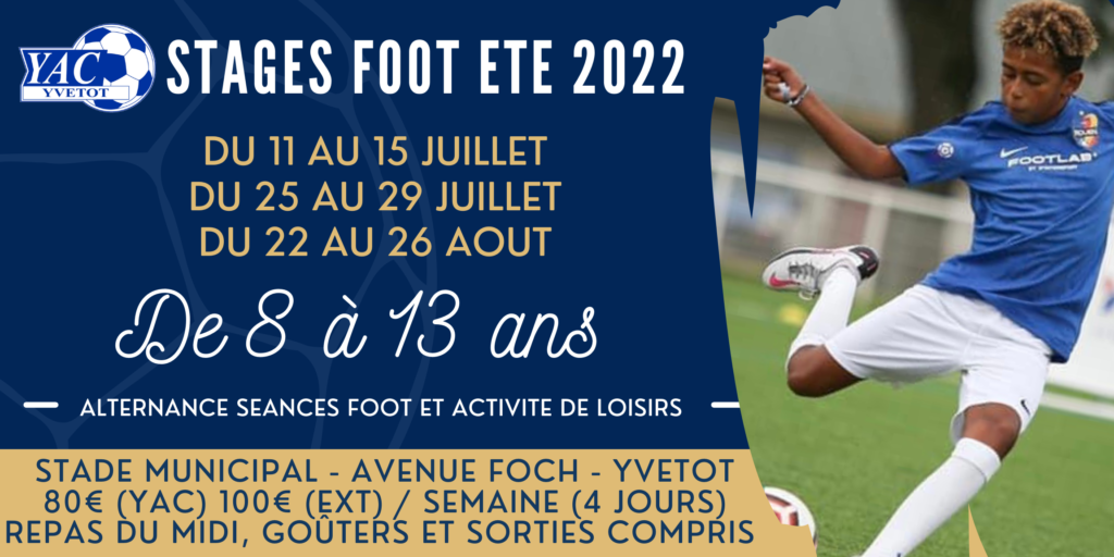STAGES FOOT ETE 2022