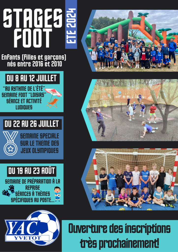STAGES FOOT ETE 2024