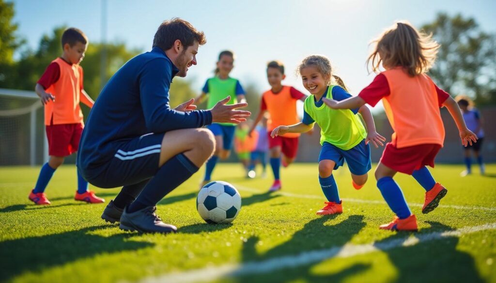 École de foot : les bénéfices sportifs et sociaux pour les enfants 4 découvrez les avantages sportifs et sociaux des écoles de foot pour le développement des enfants, leur esprit d'équipe et leur bien-être global.