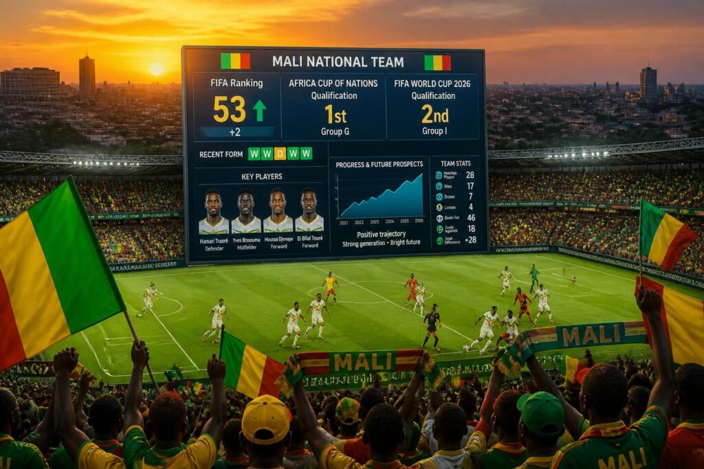 découvrez le classement actuel de l'équipe de football du mali, son état des lieux détaillé et les perspectives d'avenir pour les supporters et passionnés de football.