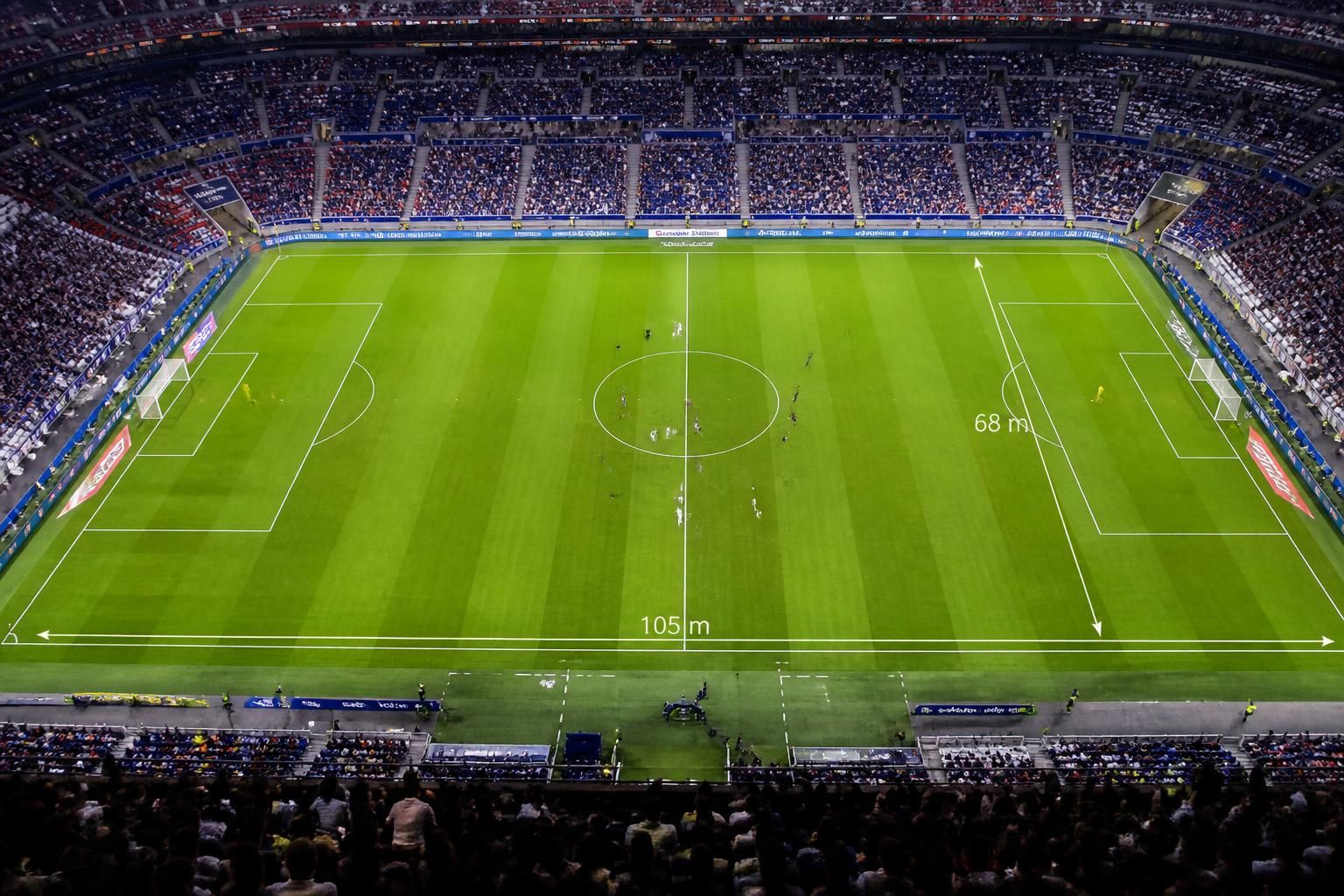 découvrez les dimensions officielles d'un terrain de football et apprenez combien il mesure exactement selon les normes internationales.