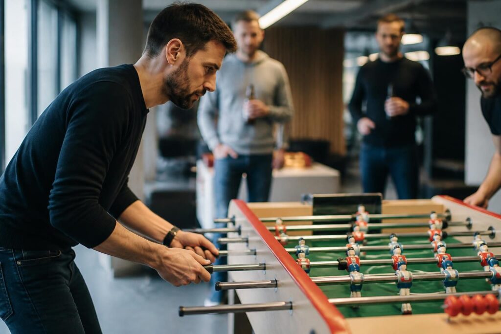 apprenez à jouer au babyfoot avec les techniques et astuces de debuchy pour devenir un champion du jeu de table.