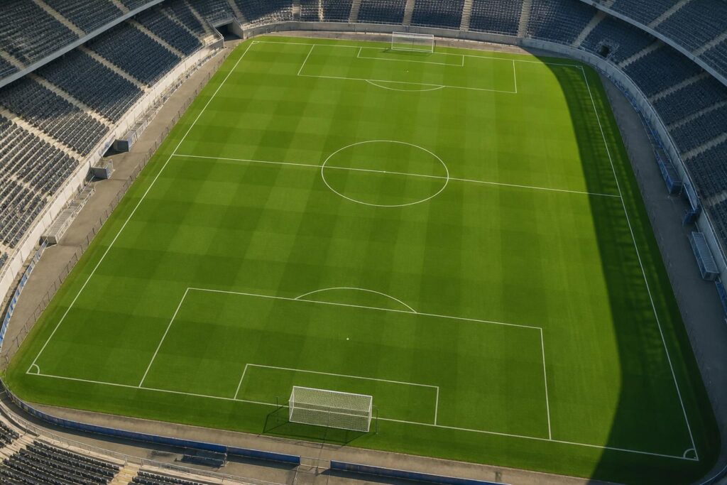 découvrez les dimensions officielles d'un terrain de football, incluant la longueur et la largeur, selon les standards internationaux.